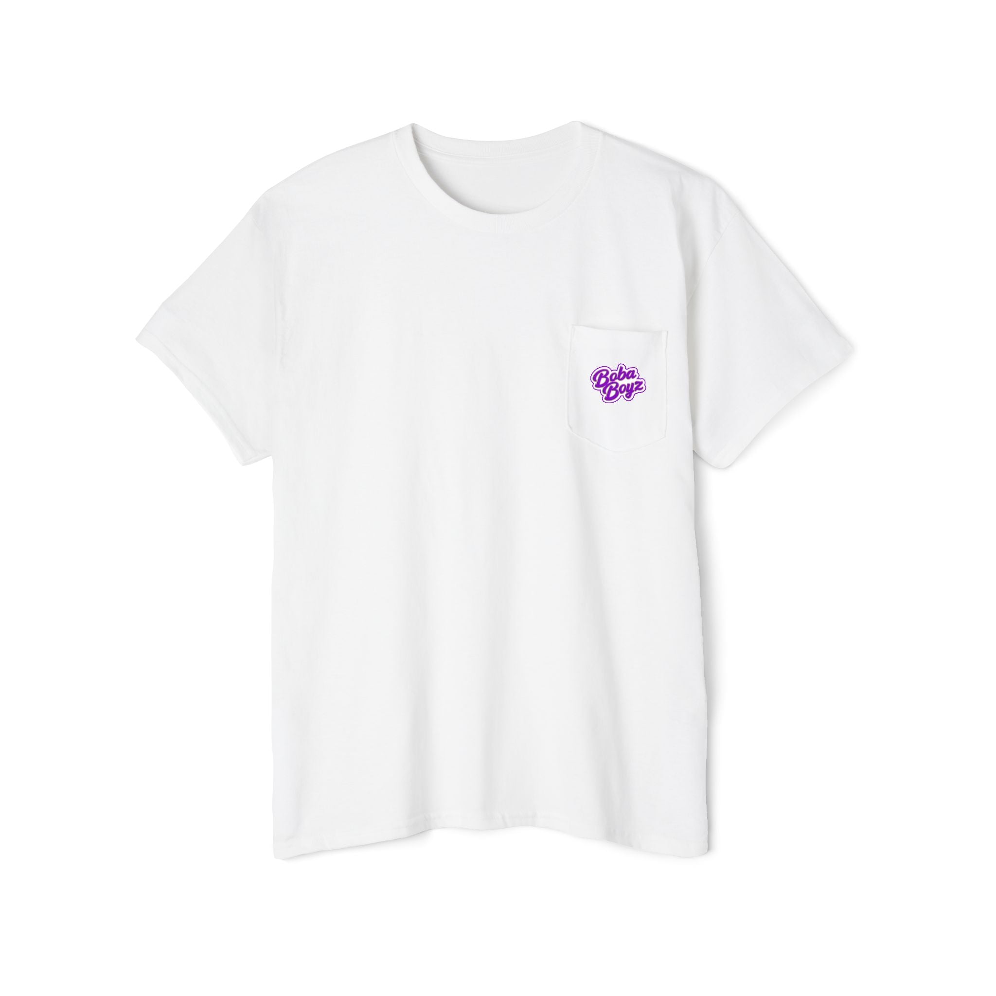 Boba Boyz Pocket T-Shirt - Purple Logo