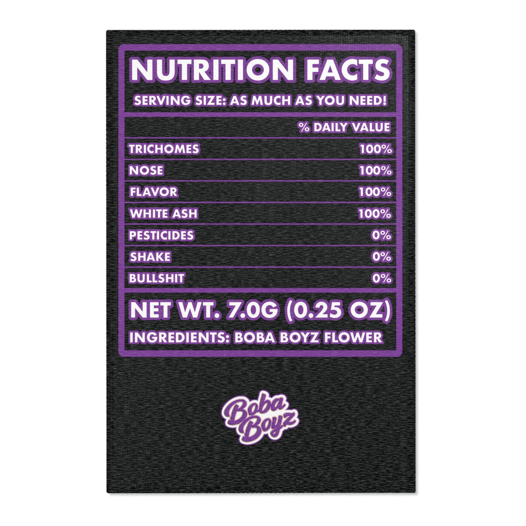 Boba Boyz Nutrition Facts Runner - Purple