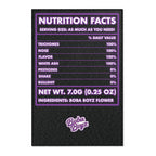 Boba Boyz Nutrition Facts Runner - Purple