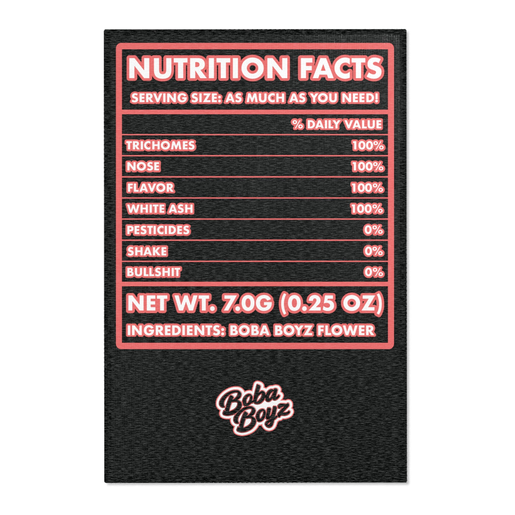 Boba Boyz Nutrition Facts Runner - Red