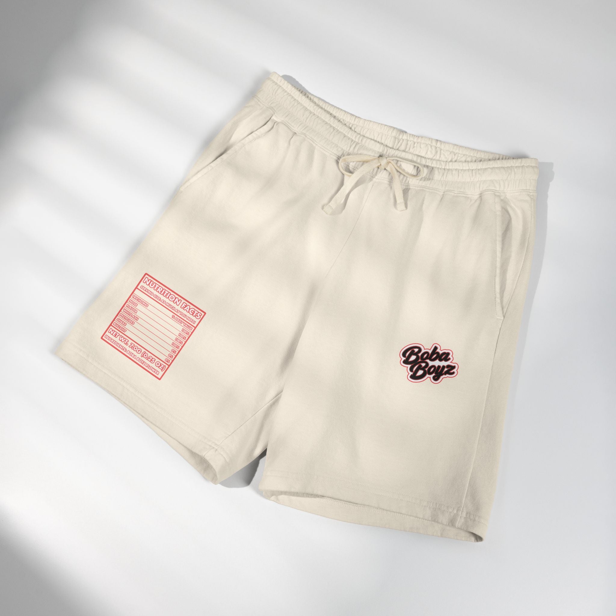 Boba Boyz Sweat Shorts - Red Logo