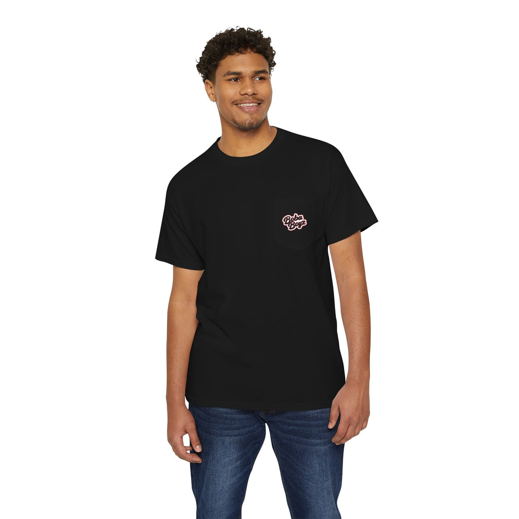 Boba Boyz Pocket T-Shirt - Red Logo